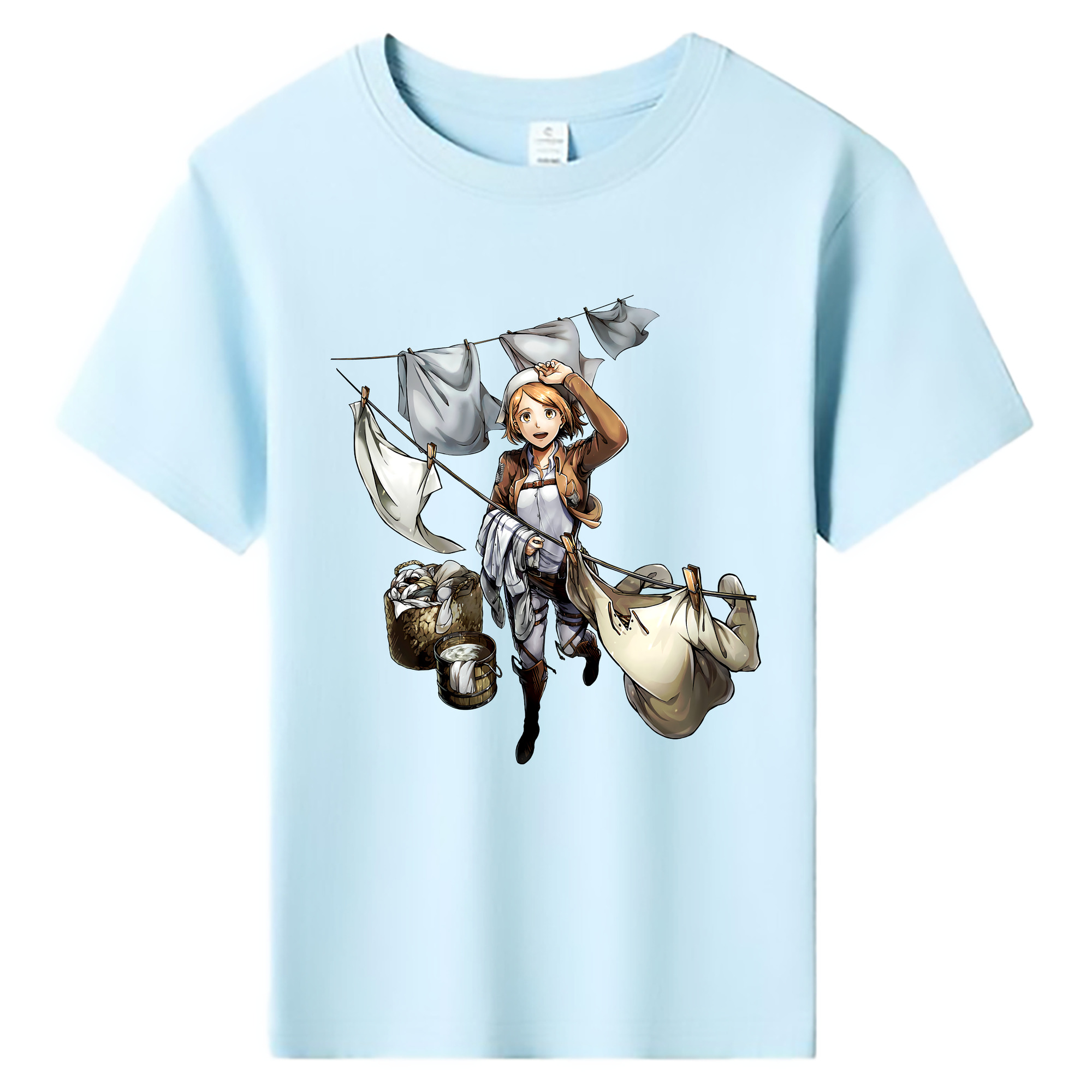 （画像用） 進撃の巨人 ペトラ·ラル Attack on Titan Petra Rall 綿100％キッズTシャツ（フロントプリント）